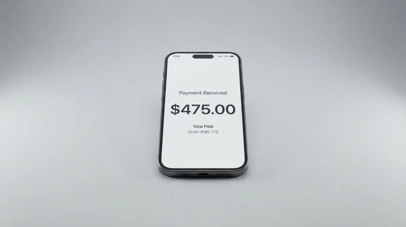 Телефон с экраном перевода стейблкоина